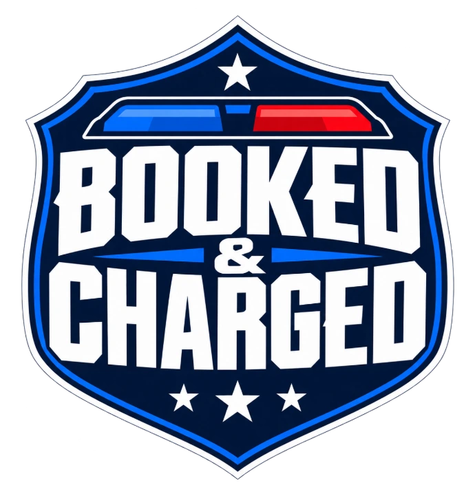 Booked and Charged shield logo